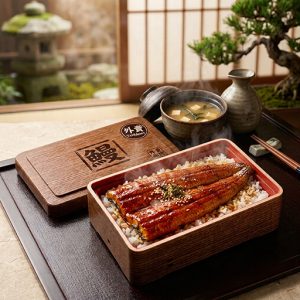 秘制鰻魚飯配麵豉湯 Roasted Eel Rice with Miso Soup