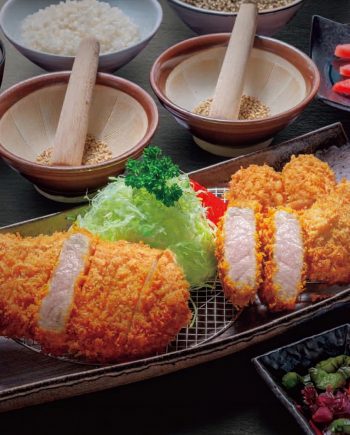 上級吉列豬扒、豬柳、廣島生蠔定食 (二人前)  Deep-Fried Premium Pork Loin and Fillet with Hiroshima Oysters Set for 2 persons