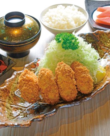 吉列廣島生蠔定食 Deep-fried Hiroshima Oysters Set
