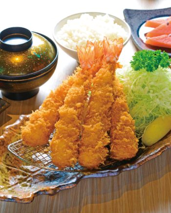 吉列深海大蝦定食 Deep-Fried Premium King Prawns Set