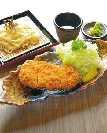 吉列豬扒稻庭烏冬 Deep-fried Premium Pork Loin with Inaniwa Udon
