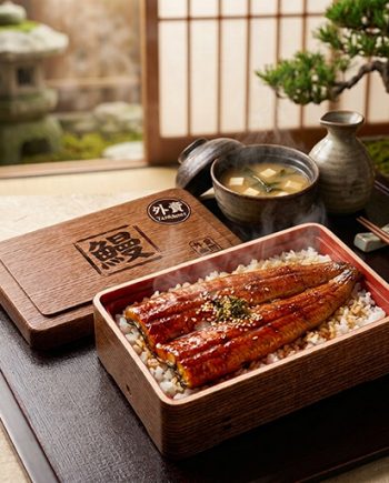 秘制鰻魚飯配麵豉湯 Roasted Eel Rice with Miso Soup